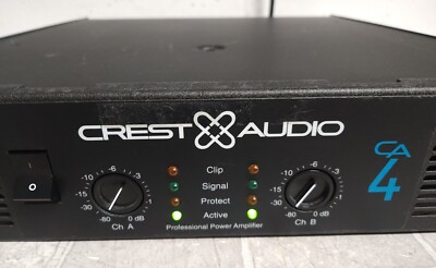 Crest Audio CA4 Stereo Professional Power Amplifier | eBay