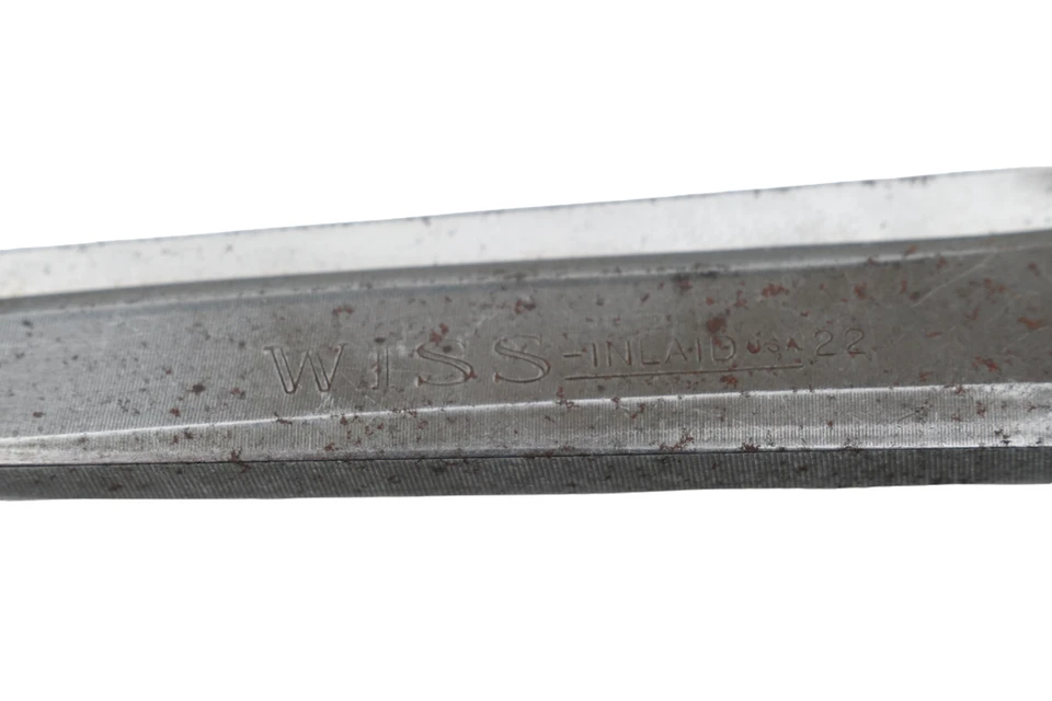 Vintage Wiss 22 Tailor Shears Inlaid USA Heavy Duty Fabric Scissors 12” Steel - Image 4 of 4