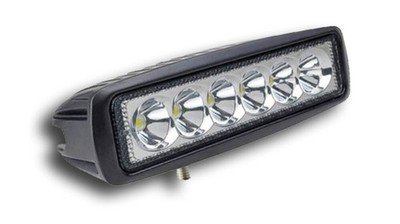 1x LED MULTIVOLT FLUTER STRAHLER 160mm ARBEITSLEUCHTE 6500K UNIVERSAL PKW...