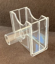 NEW Vintage LUCITE Clear Acrylic BAGEL SLICER Mid Century Modern MCM