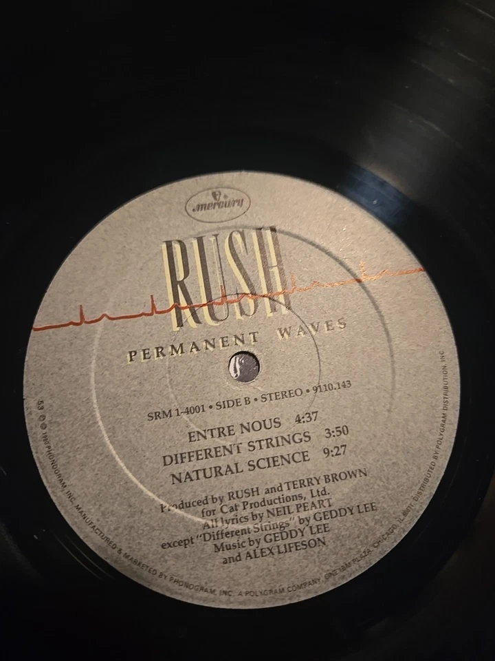Rush - Permanent Waves - Mercury - SRM-1-4001 - LP, Album, Ter 1990456730 - Image 4 of 4