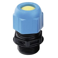 Wiska 10103390 ATEX M25 Polyamide Threaded Cable Gland Black RAL 9005 , Blue l