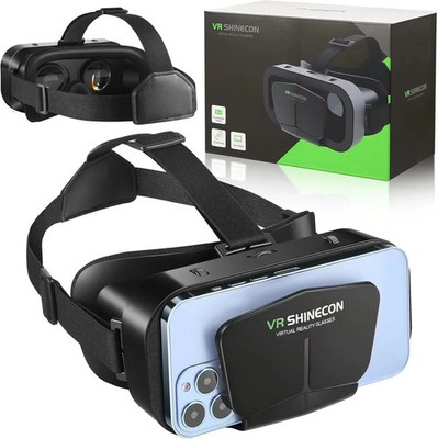 VR Headset Virtual Reality Glasses Helmet SC-G10 for iPhone Android  FREE SHIP
