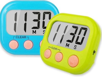Large Magnetic Digital Timers Pack of 2 - NIB -ZA