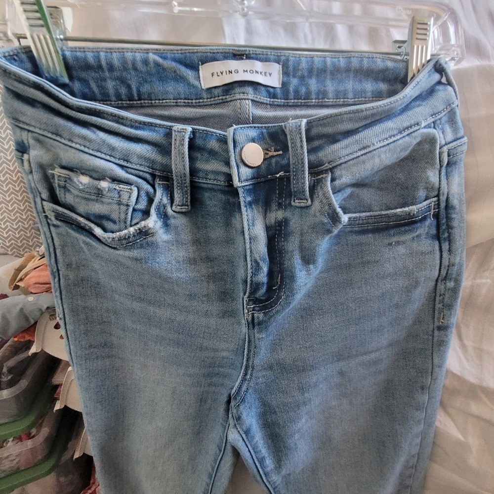 Flying Monkey Light Blue Denim Jeans