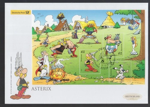 Germany 2015 Nice FDC - Asterix and Obelix, Gallic Village