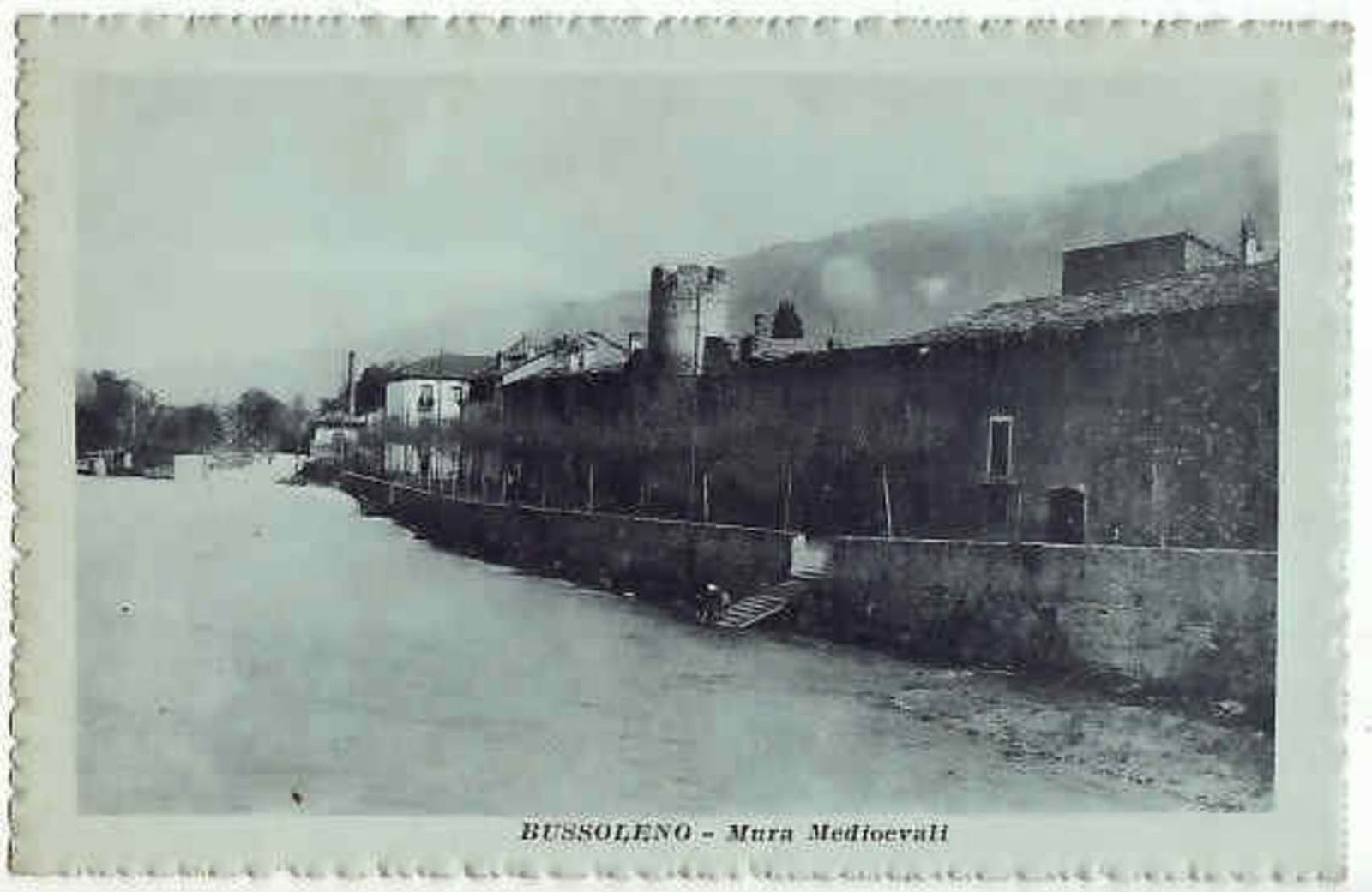 BUSSOLENO - TORINO - MURA MEDIOEVALI - F.P. NON VIAGG.