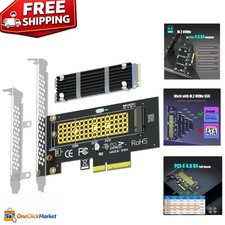PA09-HS PCIe 4.0 X4 M.2 NVMe Adapter with Heatsink for Enhanced SSD Performance