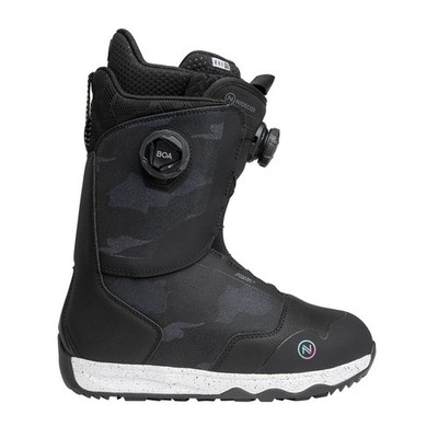 Nidecker Rift Double Boa Snowboard Boots Women's 8.5 Black 2026