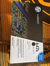 New/Sealed HP LaserJet 647A Black Toner Cartridge CE260A 