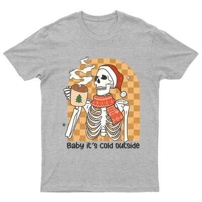 Baby Its Cold Outside T-Shirt Unisex Geschenk Retro Saisonal Lustig...