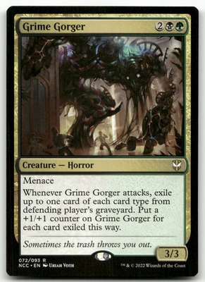 #ad #ad Grime Gorger #72 NM Streets New Capenna NCC Magic MTG $1.99