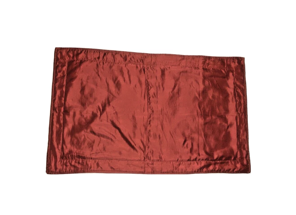 Пара красных наволочек American Century Home наволочки королевский выбор стежок атласный хлопок - Изображение 4 из 4