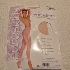 Euroskins Convertible adult dance tights L/XL Theatrical Pink NEW