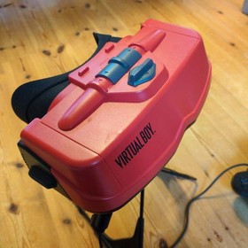 Nintendo Virtual Boy VUE-S-RA Tested w/ Box + Mario&rsquo;s Tennis