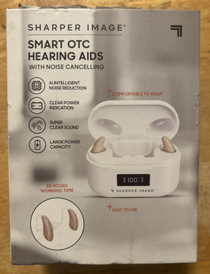 Sharper Image Smart OTC Hearing Aids w/ Noise Cancelling (SI-ARER-950) FREE S&H!