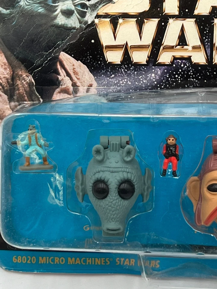 Star Wars Micro Machine Collection II Mini Head Playset Figuras 1996 Vintage NOVO - Imagem 3 de 4