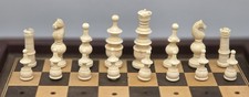 Wundersch&ouml;nes Schachspiel Regence Schachbrett Travel Chess Set Haus Roger 19th Rar