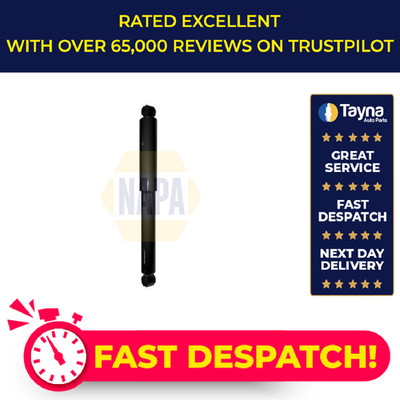 2x Shock Absorbers (Pair) fits ISUZU D-MAX Mk2 2.5D Rear 12 to 18 Damper NAPA