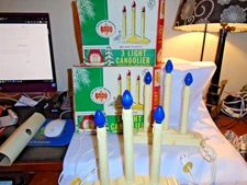 Vintage Noma 3-Light Candoliers (Lot of 2) w Box and with Bulbs NOS O-2