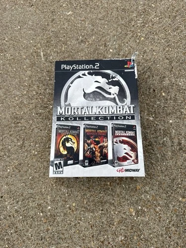Mortal Kombat Kollection PS2 Midway 2008 Multiplayer Manual Included