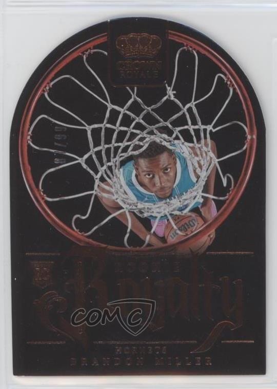2023-24 Panini Crown Royale Rookie Royalty 87/99 Brandon Miller #40 RC 0v2h