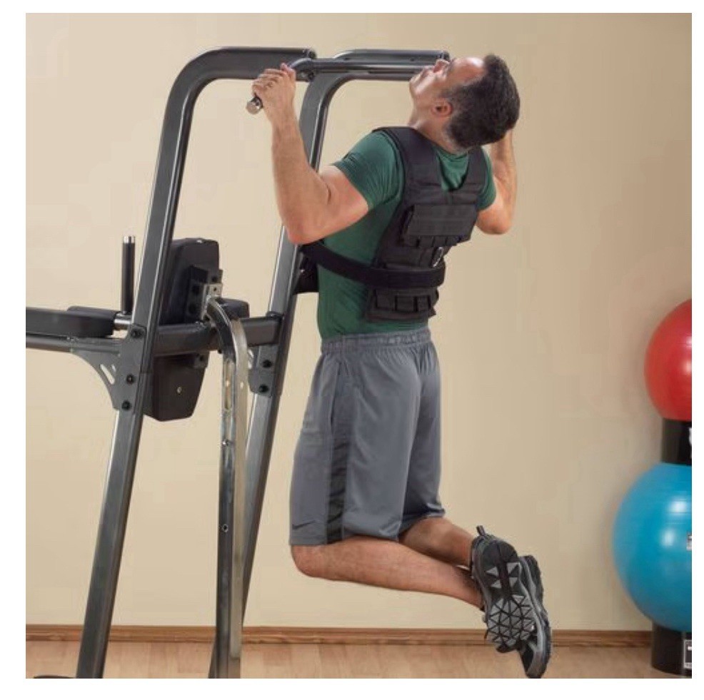 Chaise romaine tractions dips Body Solid FCD équipement de musculation complet