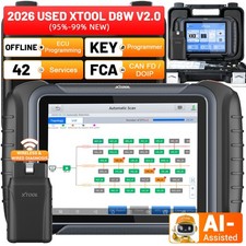 USED XTOOL D8W V2.0 OBD2 Scanner Diagnsotic T...