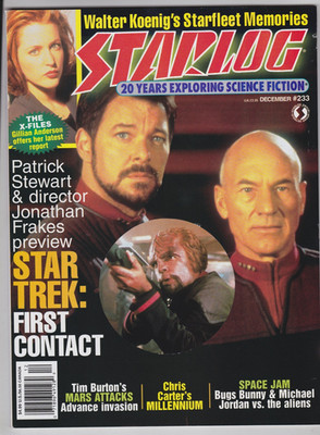 STARLOG # 233 MAGAZINE HORROR SCI-FI MOVIE STAR TREK X-FILES  WALTER KOENIG