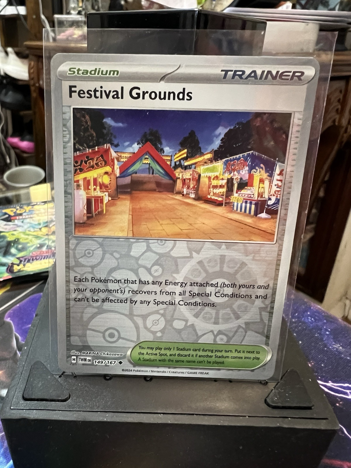 FESTIVAL GROUNDS 149/167 S&V TWILIGHT MASQUERADE Reverse Holo Pokemon Card MINT