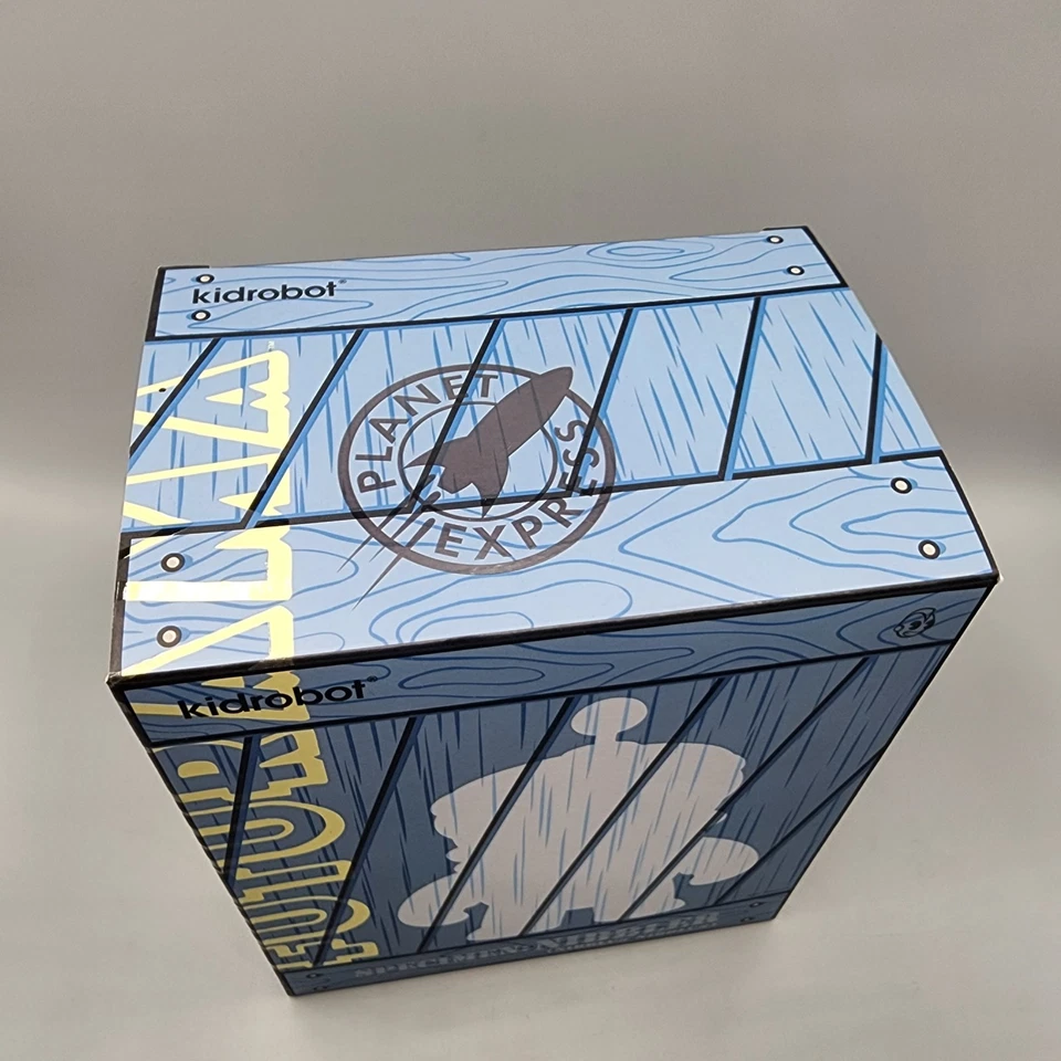 2018 Kidrobot FUTURAMA 6” FLOCKED NIBBLER VINYL FIGURE New/Open Box - Image 2 of 4