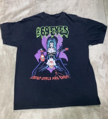 The 69 Eyes Tee Black Cotton T-shirt Full size S-5XL Retro AR3612