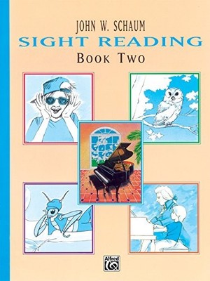 SIGHT READING, BK 2 (SCHAUM METHOD SUPPLEMENT) By John W. Schaum **Excellent**