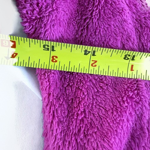 The North Face Jacket Girls M 10/12 Pink Fuzzy Fleece Full Zip Mock Neck - Picture 6 of 7