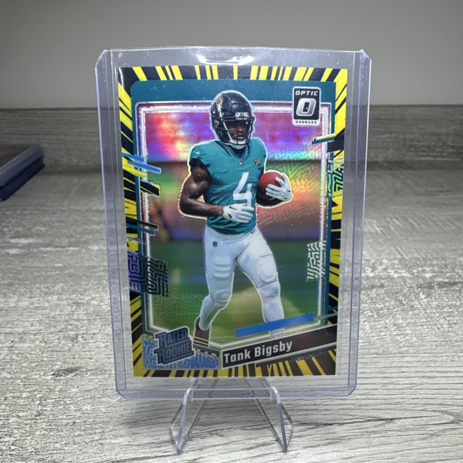 Panini 2023 Donruss Optic Tank Bigsby Electricity Prizm Jaguars #252 /69