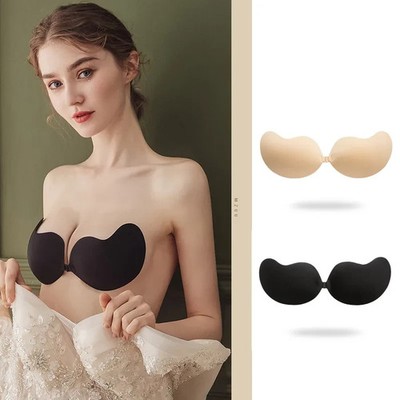 Chest Patch Bras Solid Color Classic Style All Seasons 2 pcs set