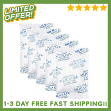 15 Pack 20 Gram Silica Gel Packs Desiccant Packets for Storage Moisture Packs