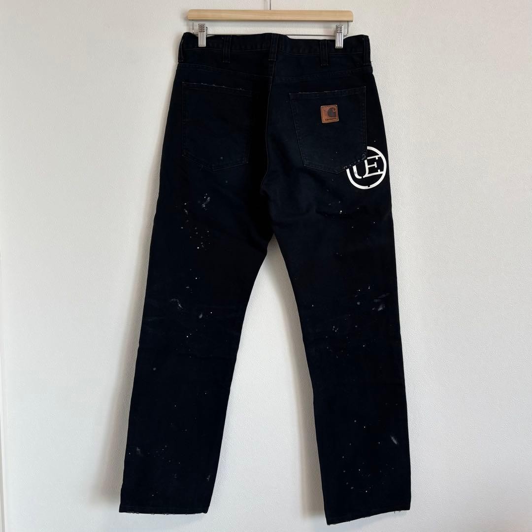 Carhartt x Ue Fragment Collaboration Duck Pants Black Heart