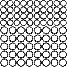 80PCS Pressure Washer O-Rings, 1/4" & 3/8" Quick Connect Seals, Rubber Parts