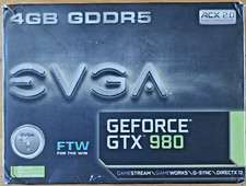EVGA NVidia GTX 980 SC Graphics Card, 4GB GDDR5