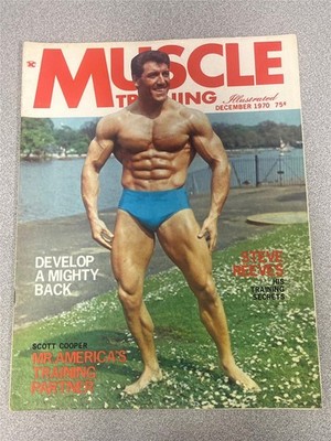 MUSCLE TRAINING ILLUSTRATED bodybuilding RON PERROTT/Arnold/Reeves 12-70