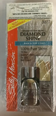 2 Bottles  Sally Hansen Diamond Shine Base & Top Coat  3077-06