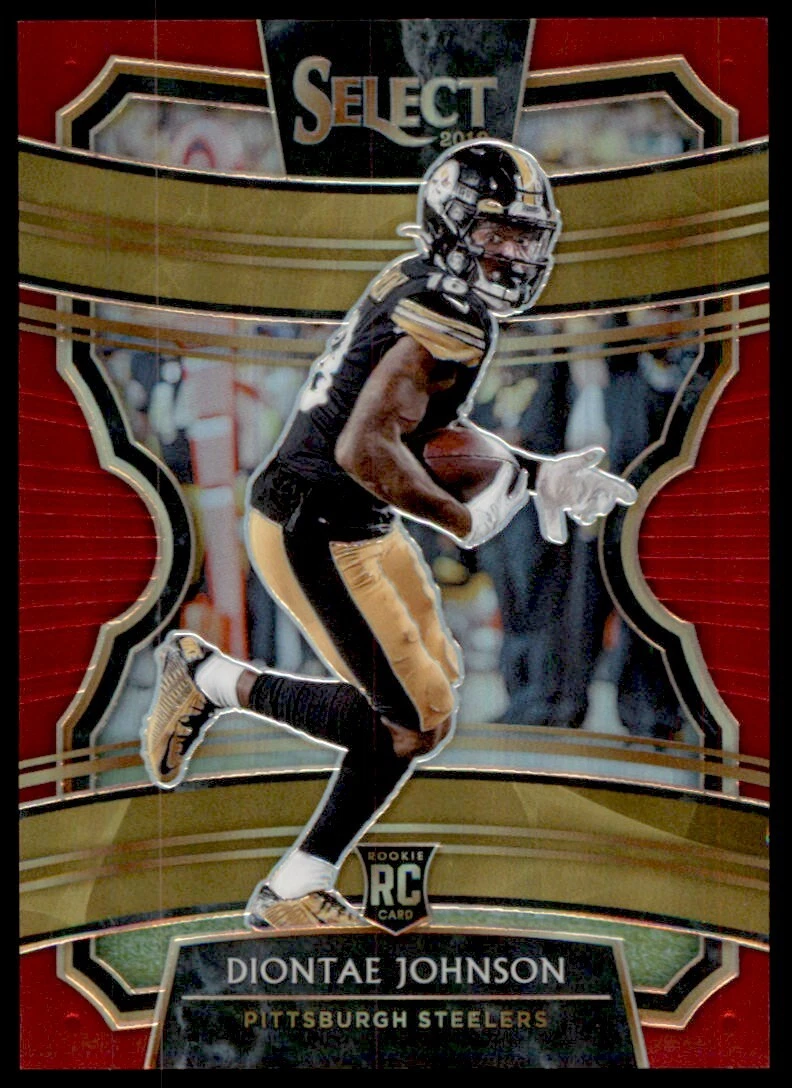 Diontae Johnson 2019 Panini Select Maroon Prizm RC 032/149 #31 Pittsburgh