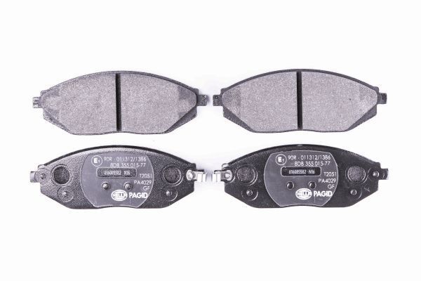 Hella 8DB 355 015-771 Bremsbelagsatz, Scheibenbremse FüR Chevrolet-image
