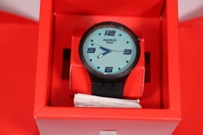 NEW LIMITED SWISS SWATCH BIG BOLD SO27B121 FUTURISTIC GREY GLOW 47MM WATCH GREEN