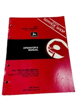 John Deere 320 Snow Thrower Operators Manual OMTY3913