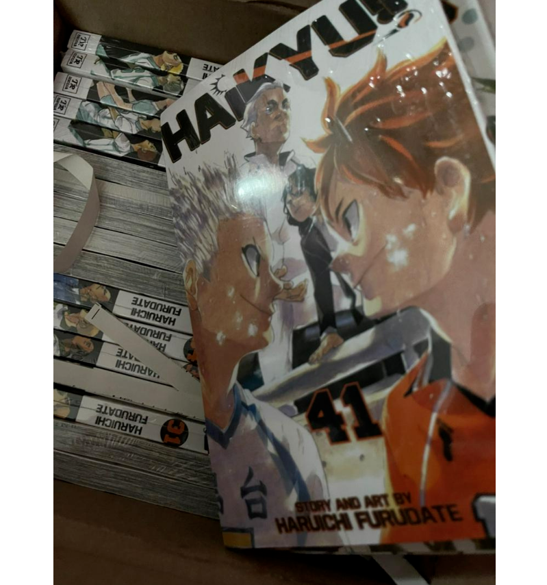 Haikyuu BR - Capa do volume 41 do mangá de Haikyuu. Pra