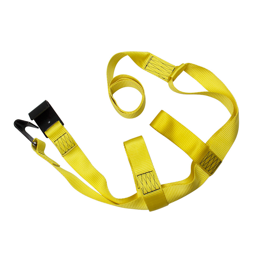 Wheel Straps Tie Downs 20 Pack) 2" X 10FT LASSO STRAP W/ O-Ring