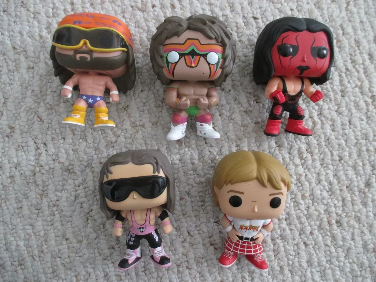 Bret hart store pop figure