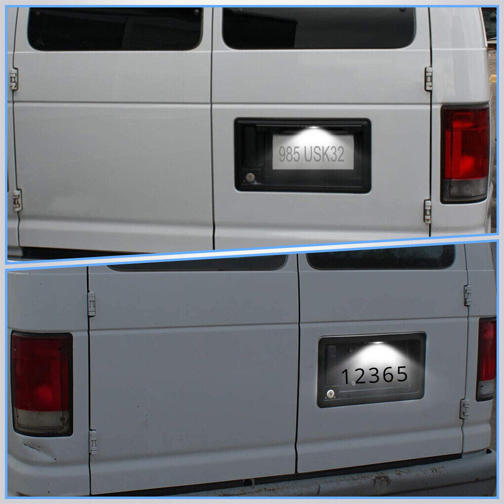 Aazon.co: VIPOTOZ Full LED License Plate Light For 1992-2018 Ford E - Foto 6